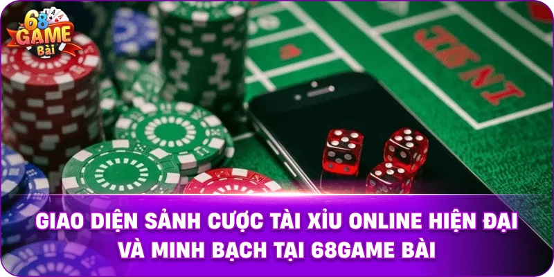 Giao diện sảnh cược tài xỉu online.