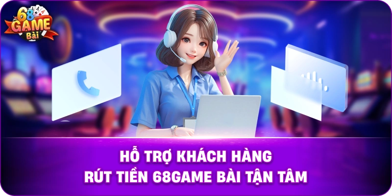 Đội ngũ hỗ trợ kỹ thuật xử lý lệnh Rút tiền 68game bài 24/7.